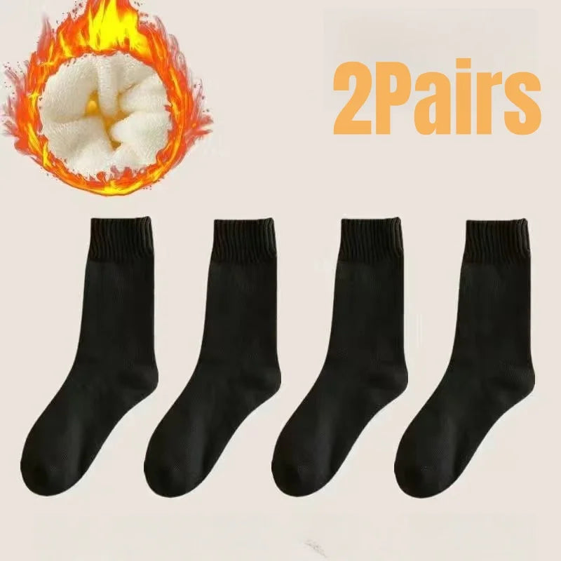 Women's Extra Thick Thermal Socks - Fleece Lined Winter Socks 2 Pairs - photo 11