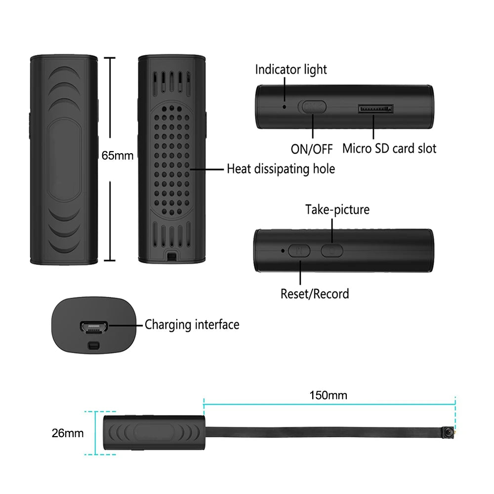 Mini WiFi Home Security Camera — Compact Remote Monitor