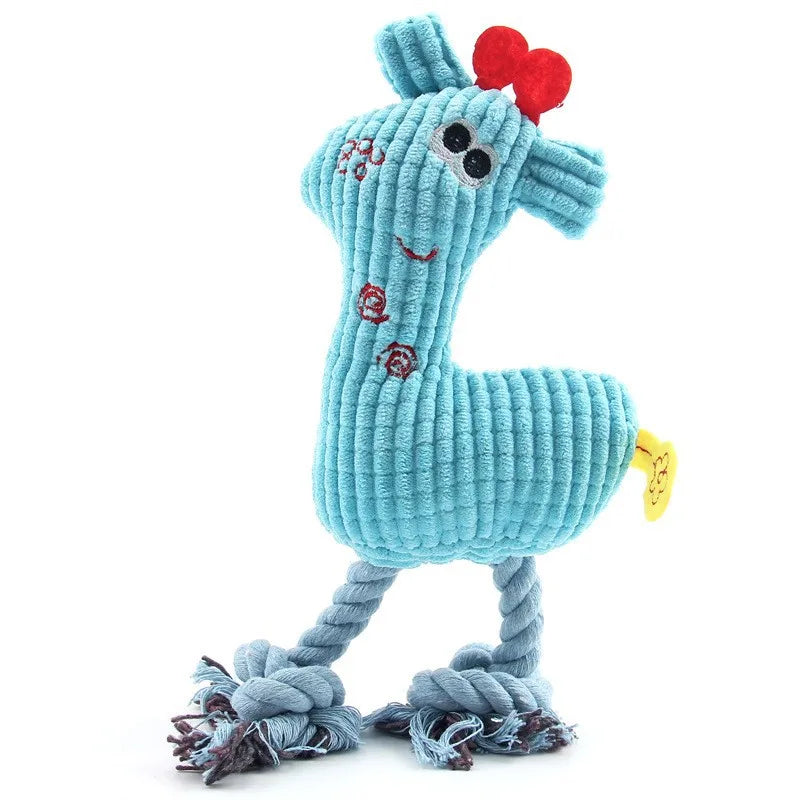 Knot Plush Squeaky Puppy Toy - Teething Training Toy – photo 7