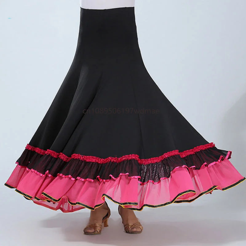 Women's flamenco dress with swing skirt