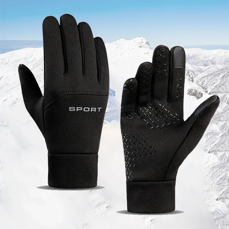 Touchscreen Winter Gloves, Windproof Running Gloves