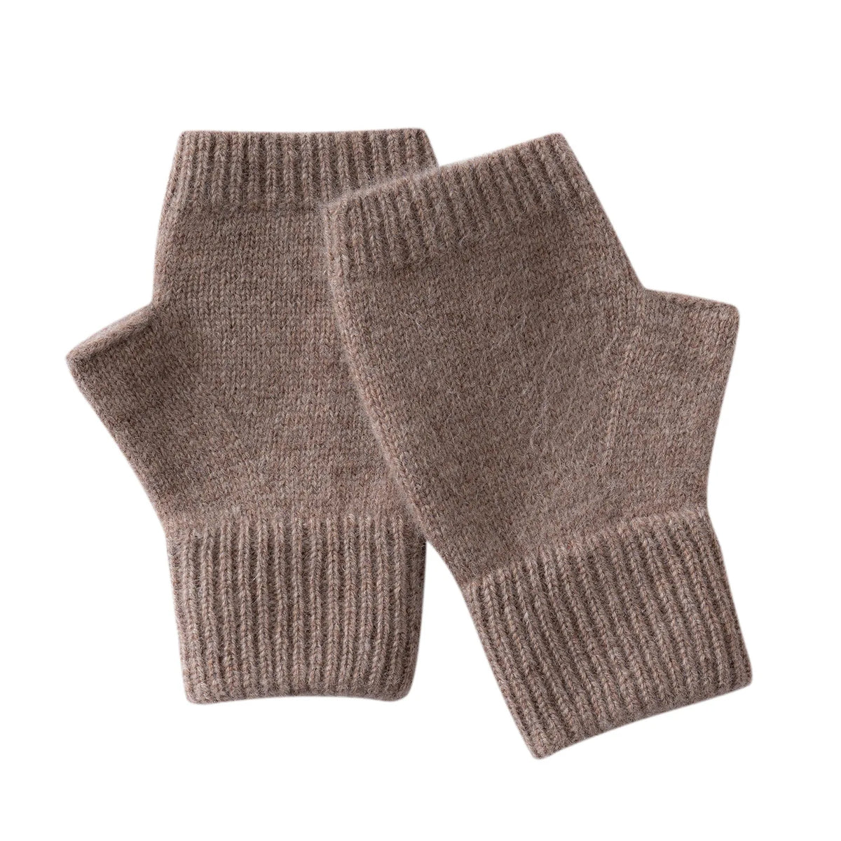 Knit Fingerless Gloves - Half Finger Winter Mittens and Arm Warmers - photo 11