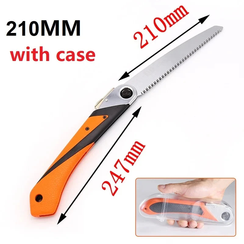 LAOA SK5 Folding Garden Saw – Portable Hand Pruning Saw for Branches, Camping & Logging
