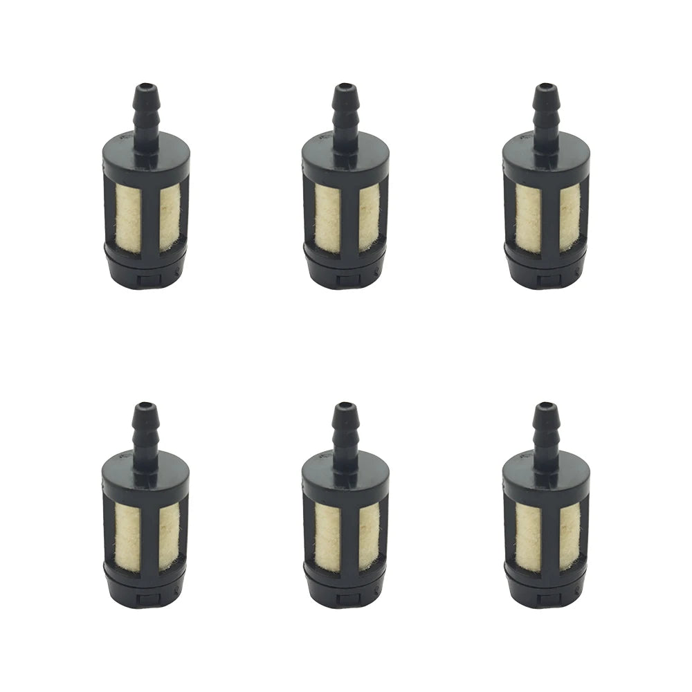 6pcs 125-527 Fuel Filter for ECHO String Trimmer SRM210 GT200 SRM225 SRM210 SRM2100 GT225 PAS225 PB200 Fit Chainsaw Brush Cutter