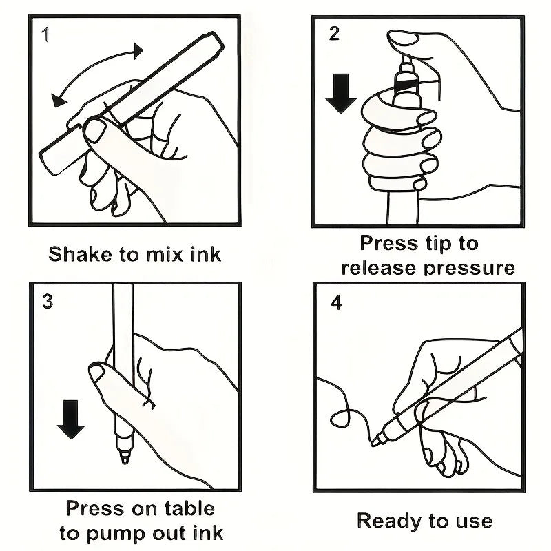 IFUBO Pro Car Paint Repair Pen: One-Step Black Plastic Touch-Up for Interior/Exterior Scratch Removal