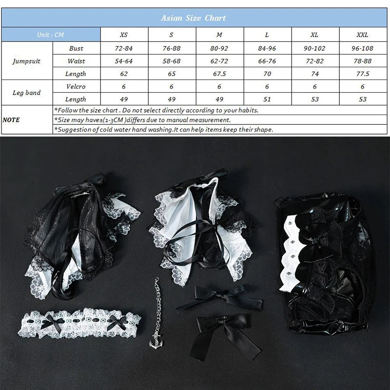 ROLECOS Game 2025 Summer Party HMS Formidable Bunny Costume Black Women Jumpsuit Halloween Activity Party Role Play Outfits