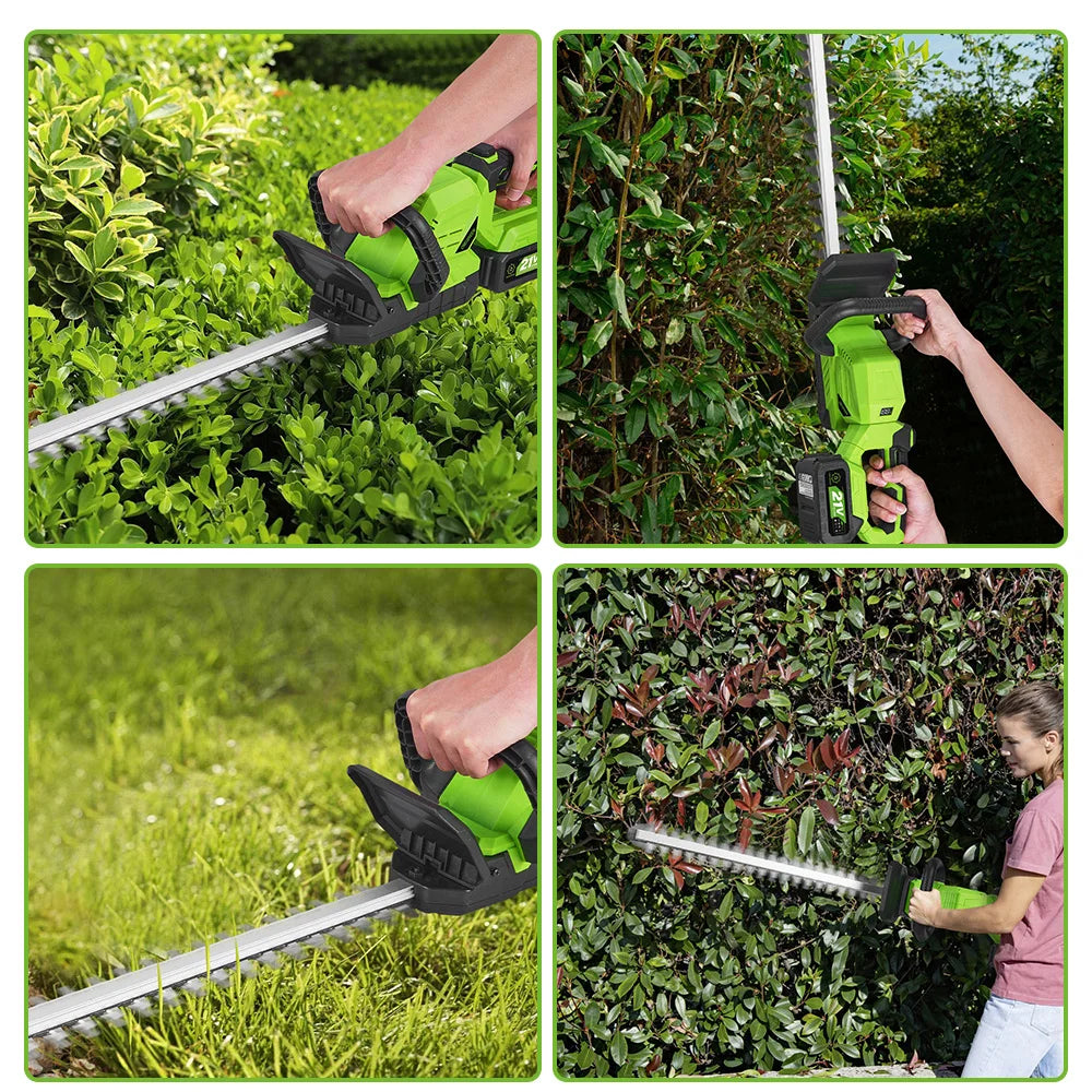 ONEGREEN Cordless Hedge Trimmer – Brushless Garden Pruning Tool Compatible with Makita Battery (Battery Not Included)
