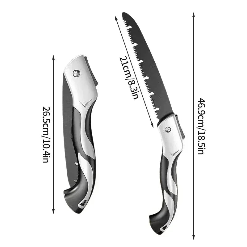 Folding Pruning Saw – Portable Manual Hand Saw for Tree Felling, Branch Trimming & Woodworking