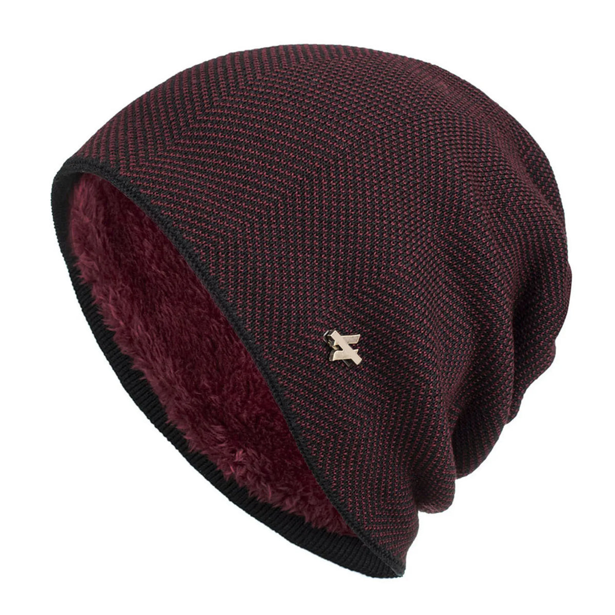Unisex Fleece Lined Knit Beanie - Warm Cold Weather Snow Cap - photo 10