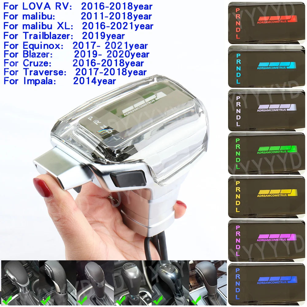 Car Accessories Gear Handle for Chevrolet Malibu Equinox Trailblazer Sonic Cruiser Cruze Aveo Traverse Colorado Gear Shift Knob