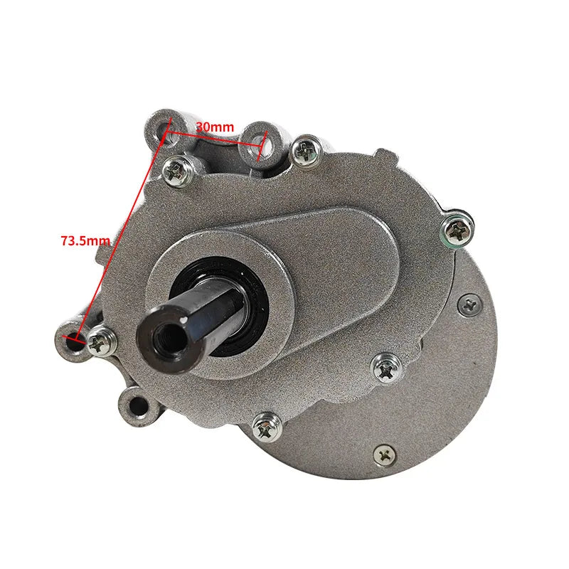 MY1016Z 250W 24V Permanent Magnet Brushed DC Motor 75rpm/120rpm 44mm Shaft 17mm Diameter for Wheelchair