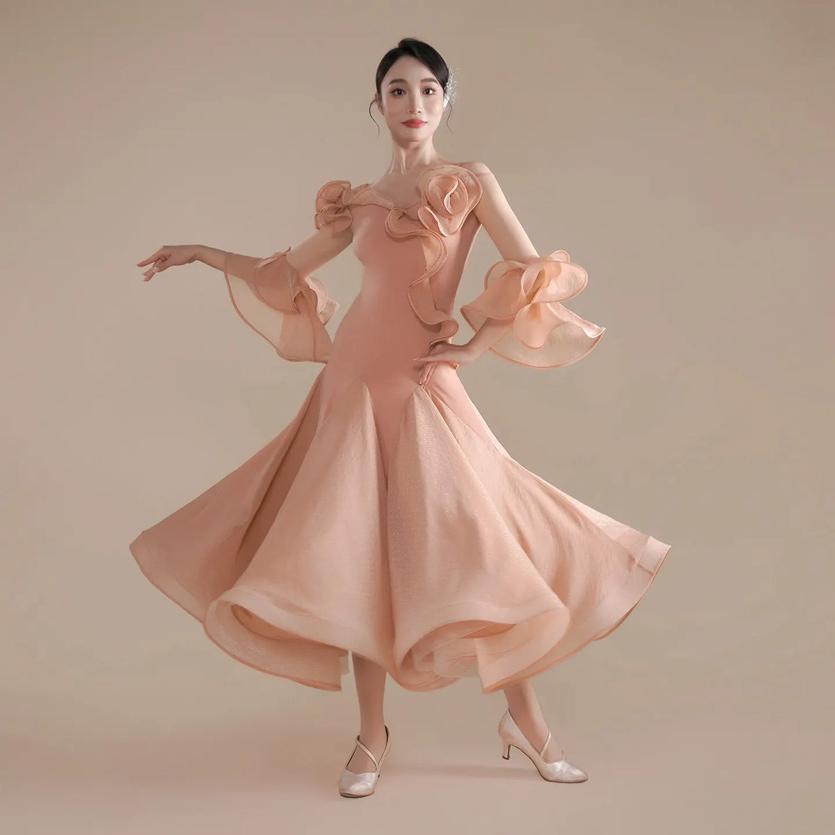 Women's modern ballroom competition dress