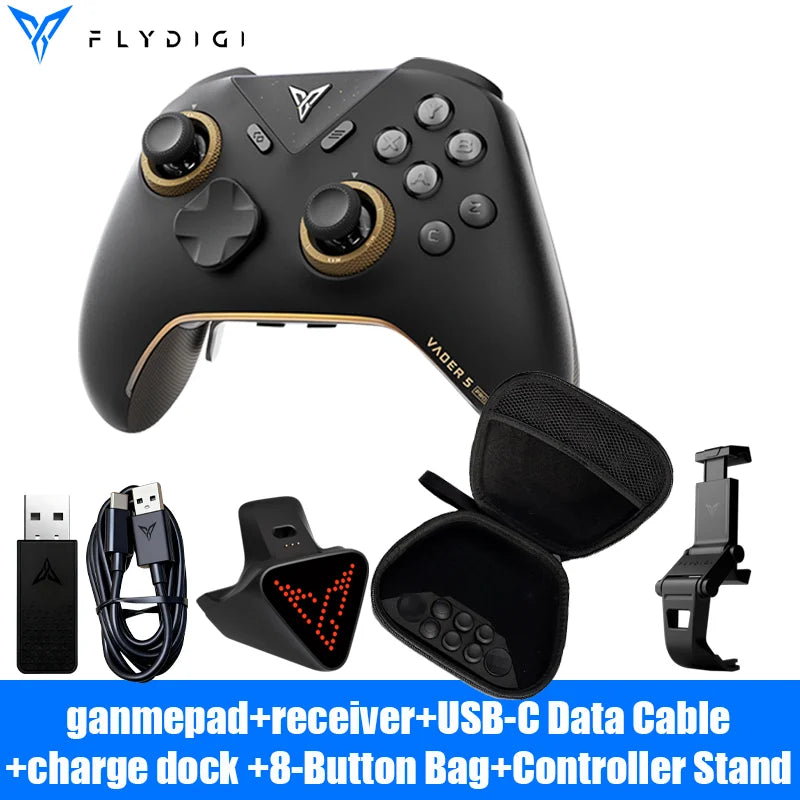 In Stock Flydigi Vader 5 Pro global version Wireless Bluetooth Gamepad Controller Multi-Platform for PC NS2 Mobile Steam Tablet