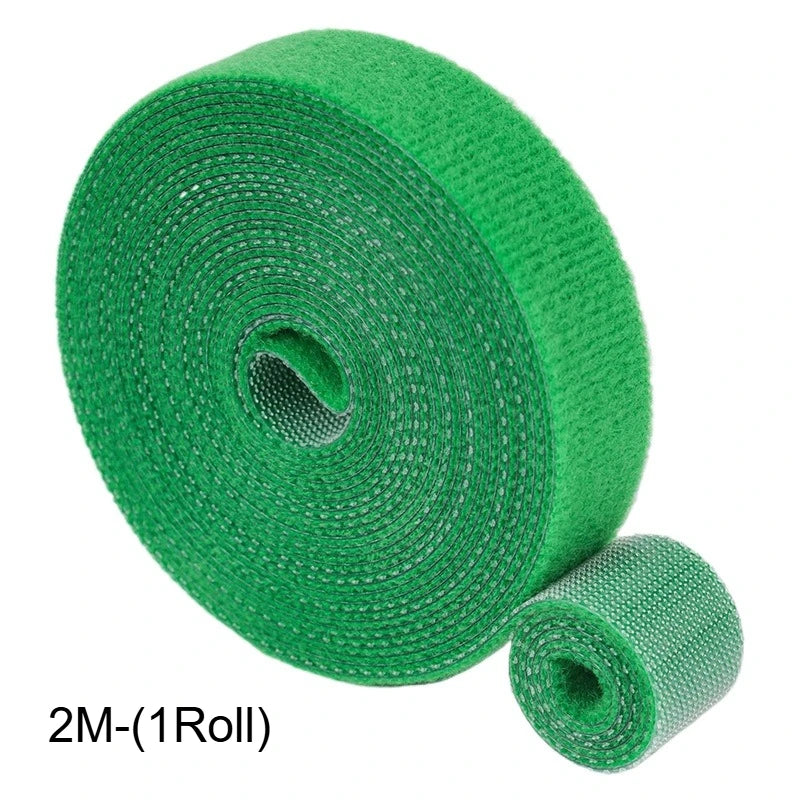 Reusable Garden Plant Ties — Adjustable Hook & Loop Plant Tape