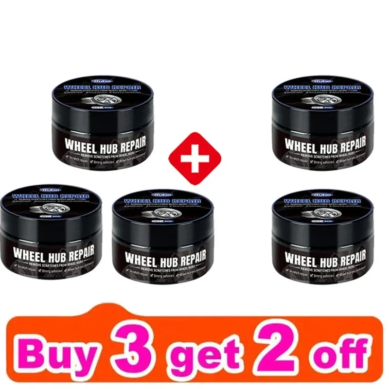 Wheel hub Scratch Repair wax - Automobile tire detail repair and deep conditioning, no residue