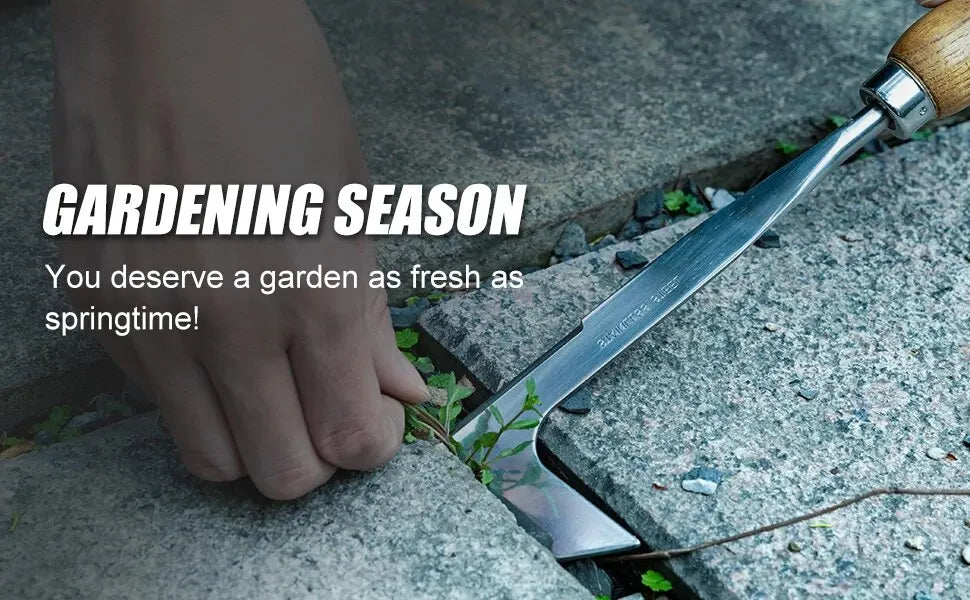 EZARC L-Shaped Crack Weeder – Stainless Steel Crevice Tool