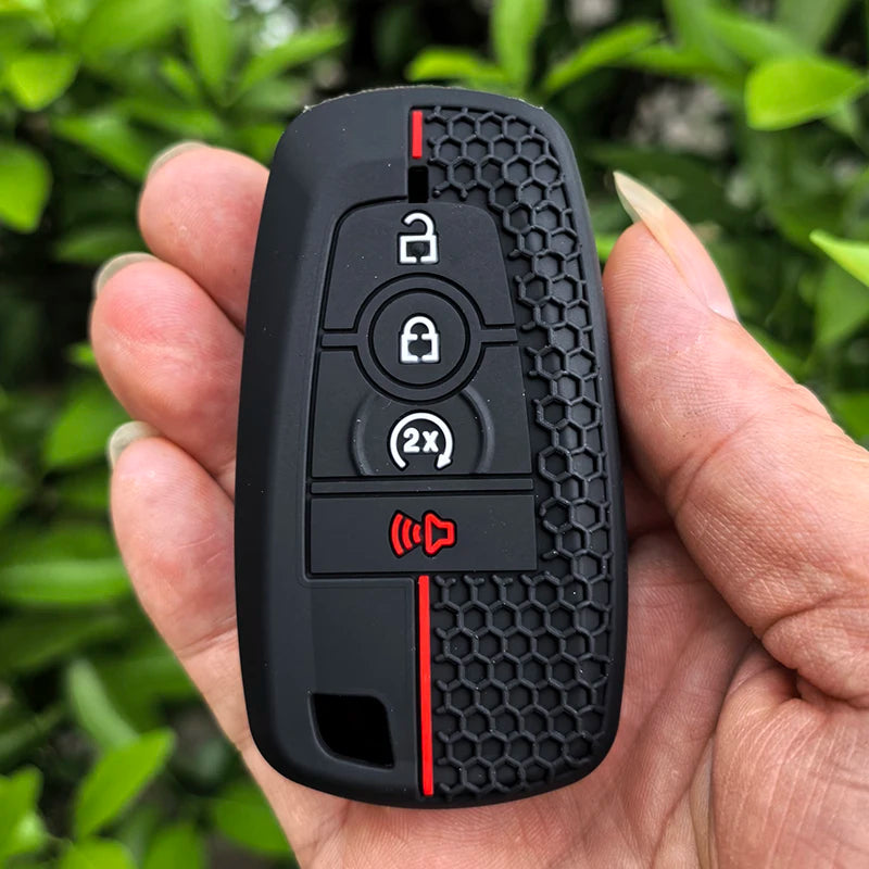 Silicone Remote Key Fob Case Cover for Ford F-150 / Raptor & More
