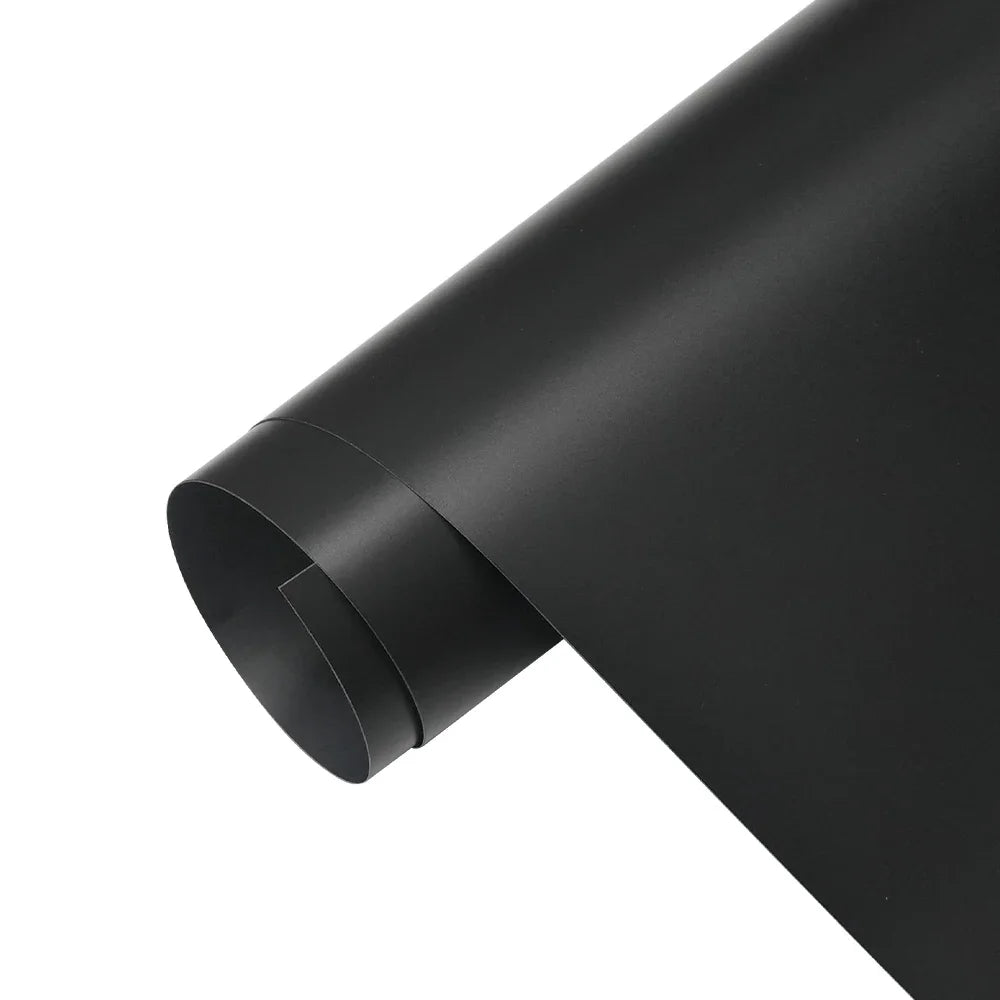 Matte Black PET Car Vinyl Wrap Waterproof Self Adhesive PVC Film Scratch Resistant Automotive Body Protective Sticker Decal