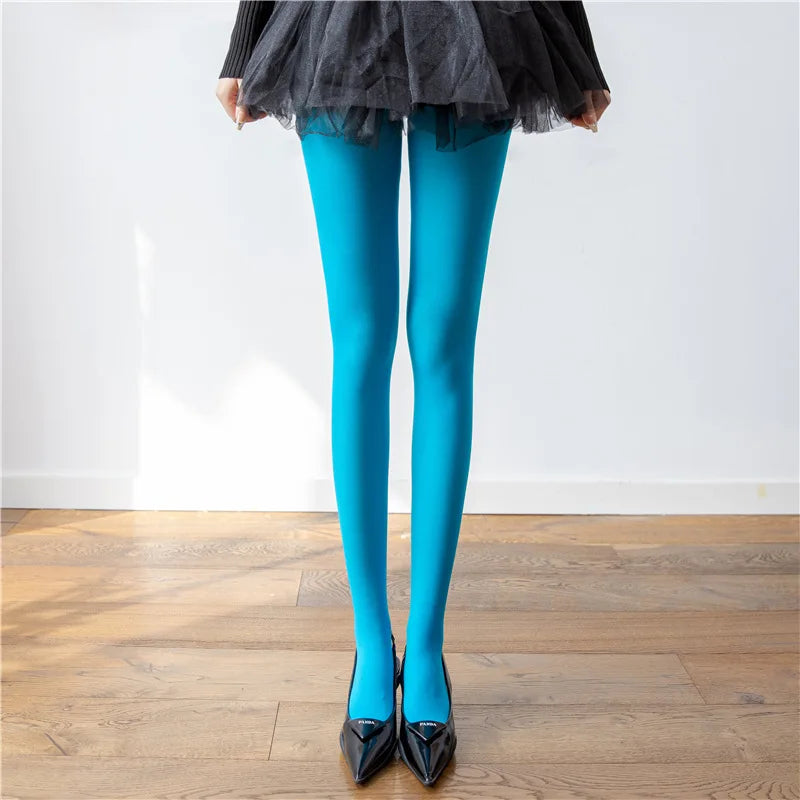 Women's Stretch Tights in Many Colors, One Size