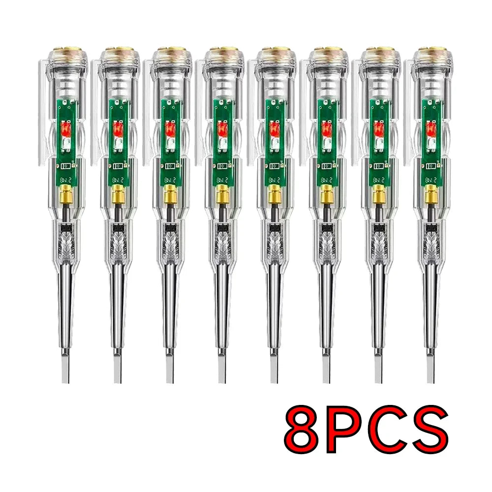 4PCS Non-Contact Voltage Tester Pen Intelligent Electric Screwdriver Power Detector Circuit Tester for Safe Electrical Testing
