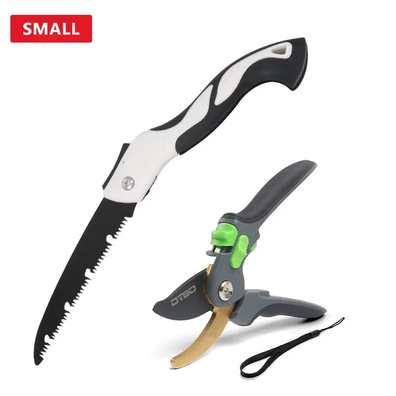 DTBD Plant Trimming Set – Pruning Shears & Folding Saw for Garden, Bonsai & Outdoor Cutting