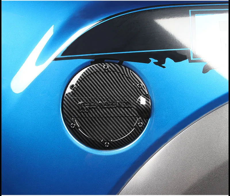 Fuel Tank Cap Cover Trim for Ford F-150 2015–2020 (Chrome or Carbon)