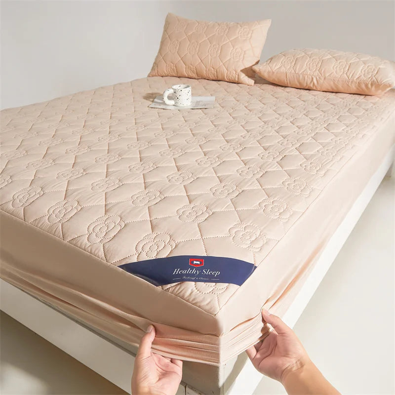 Waterproof Mattress Protector, Deep Pocket Fitted Sheet