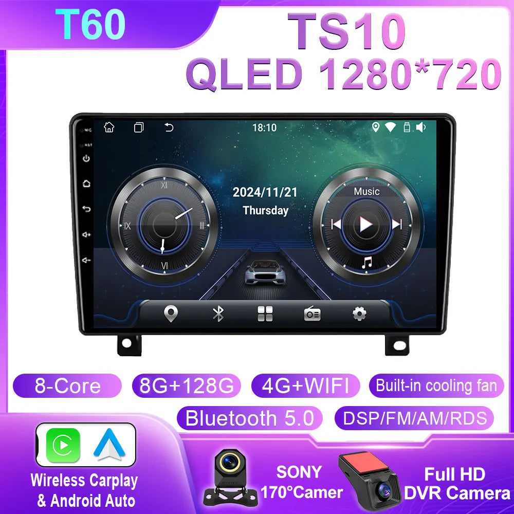 Android Car Radio For Opel Astra H 2006 - 2014 Video Multimedia player Navigation Stereo GPS QLED WIFI 4G BT No 2din 2 din dvd