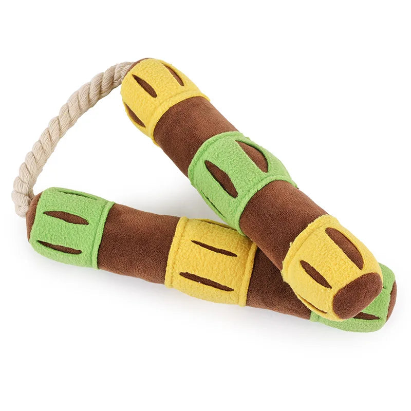 Sound-Making Nunchaku Dog Toy - Interactive Training Chew – photo 7