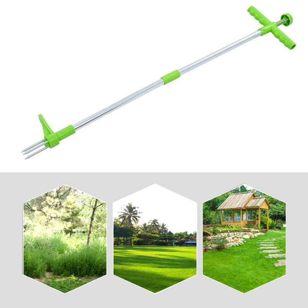 Long Handle Weed Remover Garden Lawn Weeder Outdoor Yard Grass Root Puller Tools Garden Planting Elements