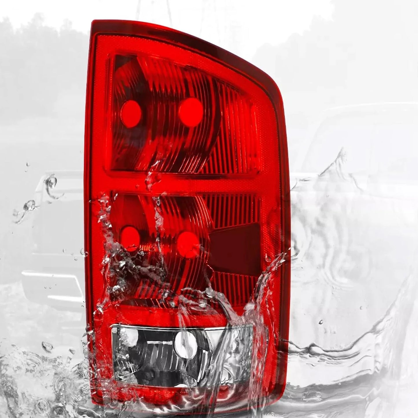 Tail Light Assembly with Bulbs & Harness (Pair) — Dodge RAM 1500/2500/3500 (2002-2006)