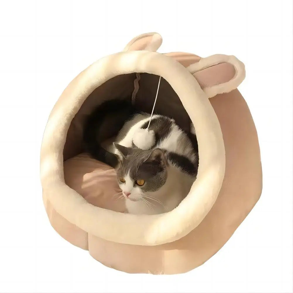 Foldable Self-Warming Cat Tent Bed - Removable & Washable – photo 9