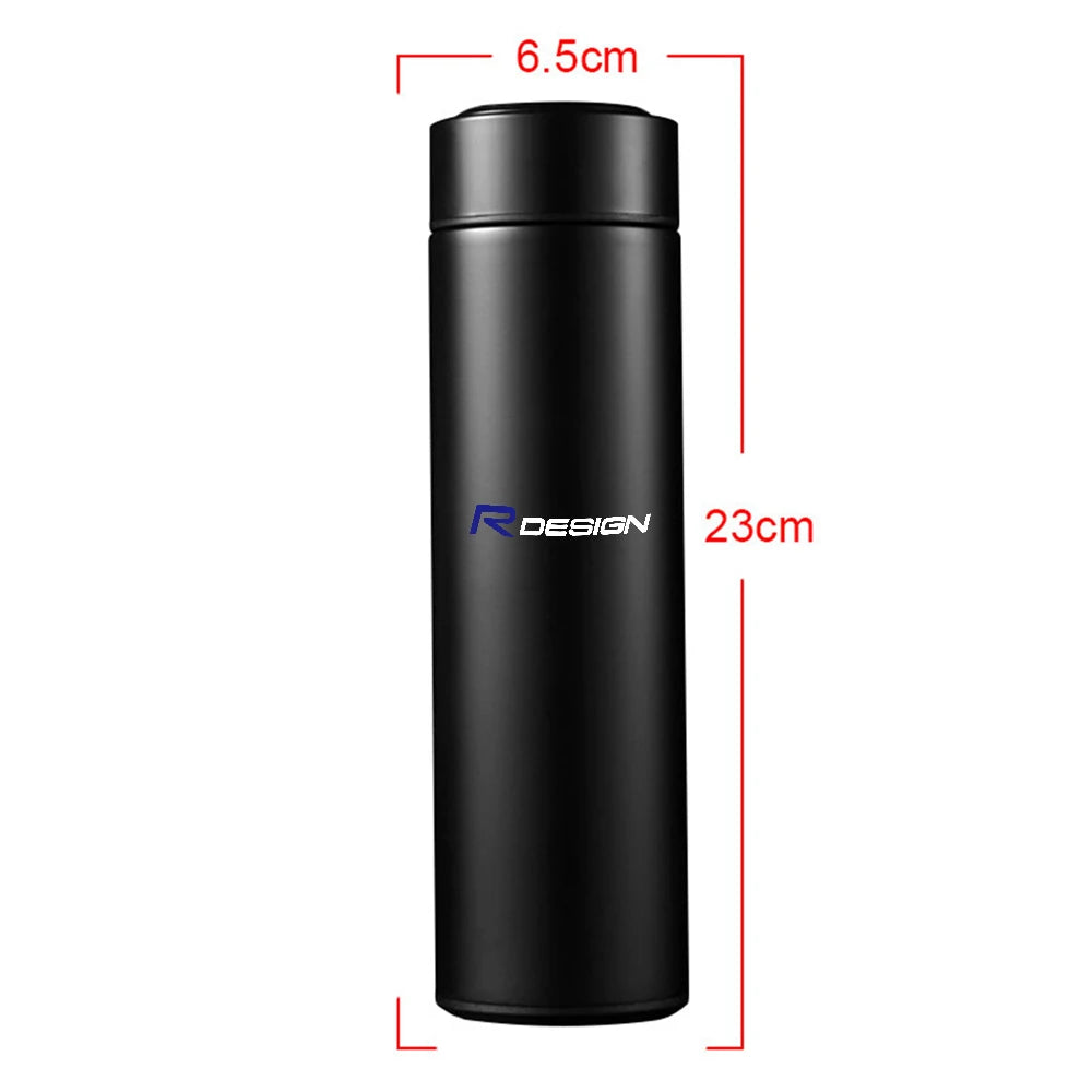 Volvo Smart Thermos Cup – Intelligent Temperature Display Stainless Steel Travel Mug | XC90 S60 XC40 V90
