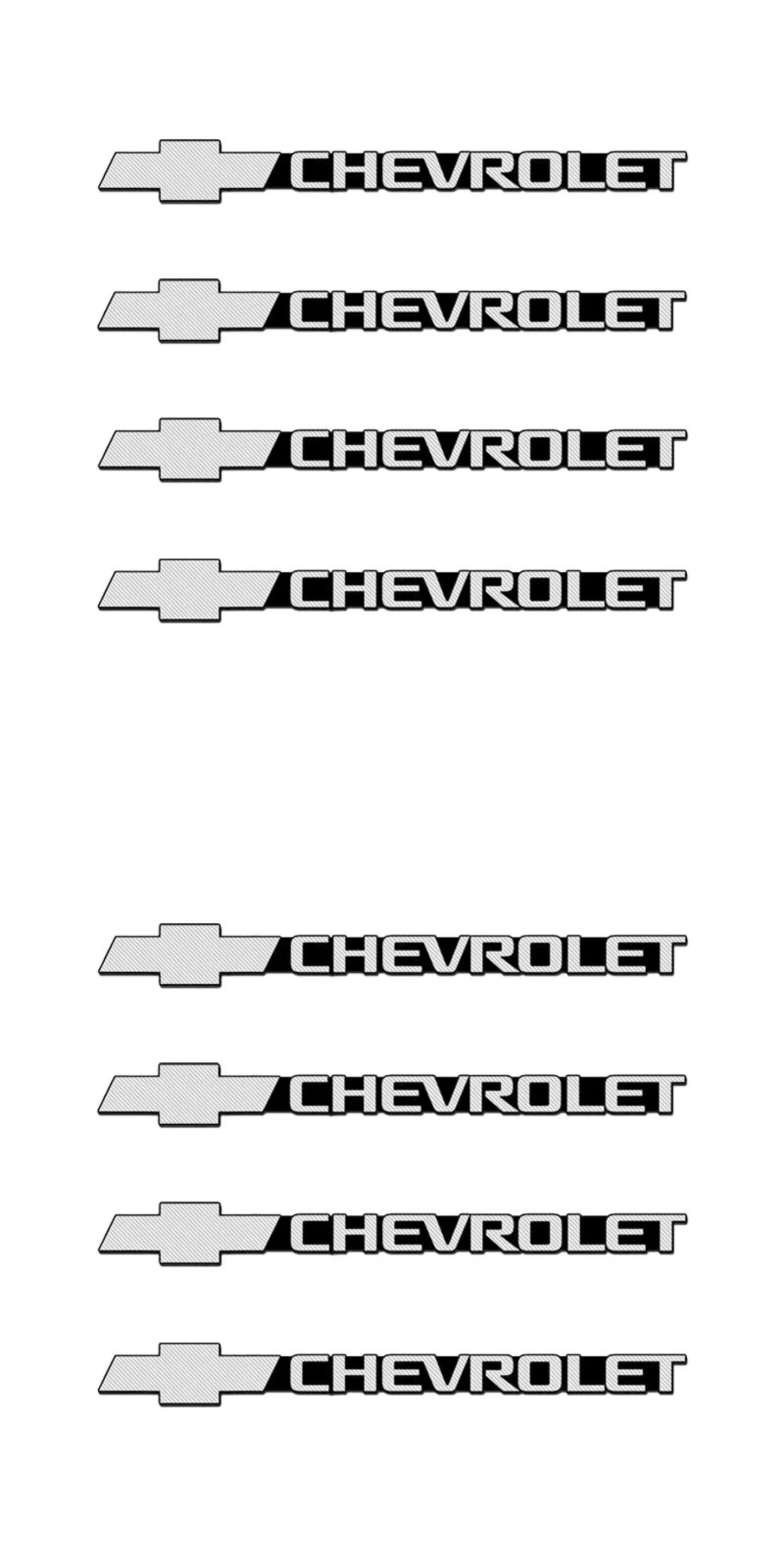 Chevrolet 3D Aluminum Sticker Decal Fit For Chevrolet Silverado Impala Malibu Equinox Cruze Camaro Blazer Spark Aveo TrailBlazer