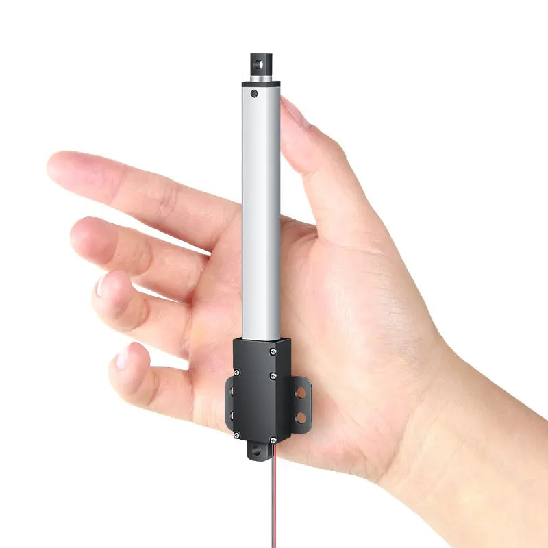 Small Linear Actuator Stroke 10-200mm Length Max Speed 150mm/s Electric Motor With wireless controller With wings installation