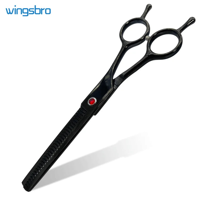 7-Inch Curved Pet Grooming Scissors - Left & Right Hand