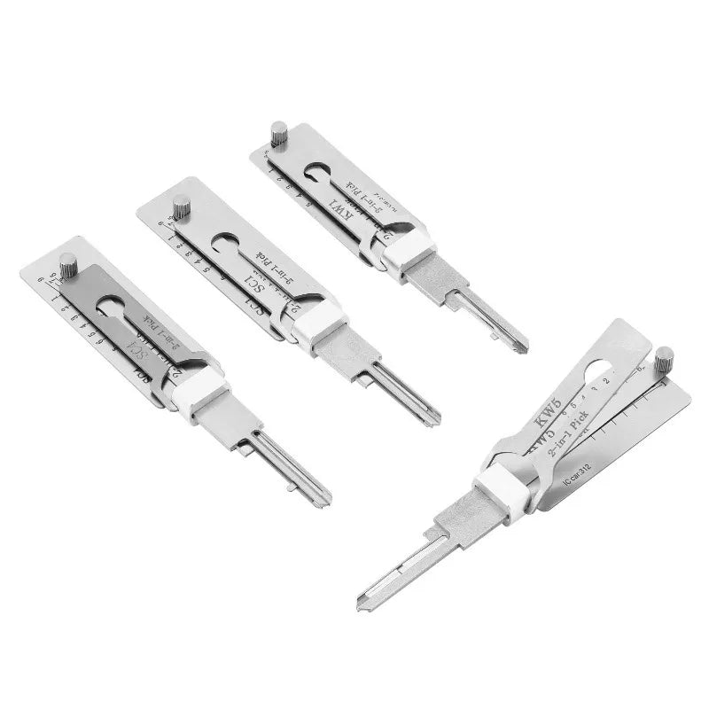 Lishi 2 in 1 Tool SS001pro SS002pro KW5 SC1 SC4 SC20 M1/MS2 AM5 TE2 SS002R R52 KW1 Locksmith Tools for Home Door Civil Locks
