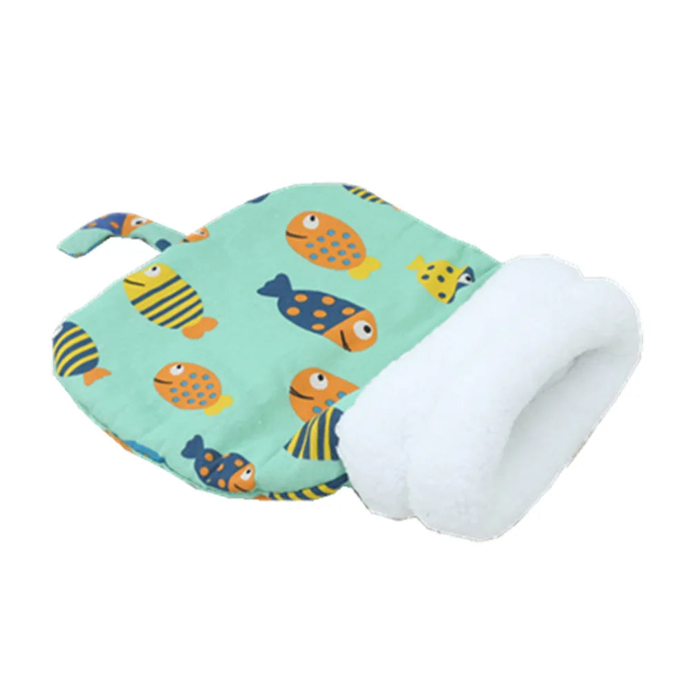 Plush Pet Sleeping Bag - Warm Burrow Nest for Kittens and Cats - photo 11