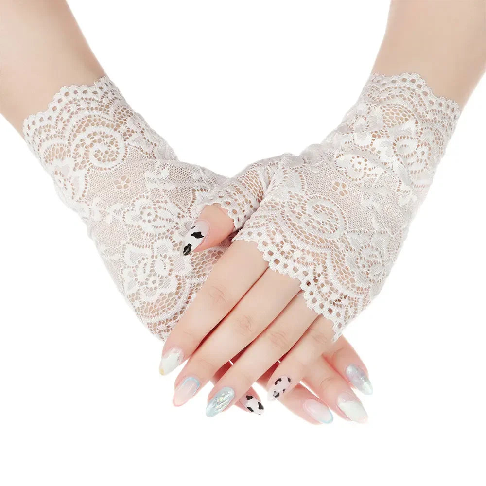 Long Knit Fingerless Gloves - Stretch Arm Sleeves for Fall and Winter - photo 19