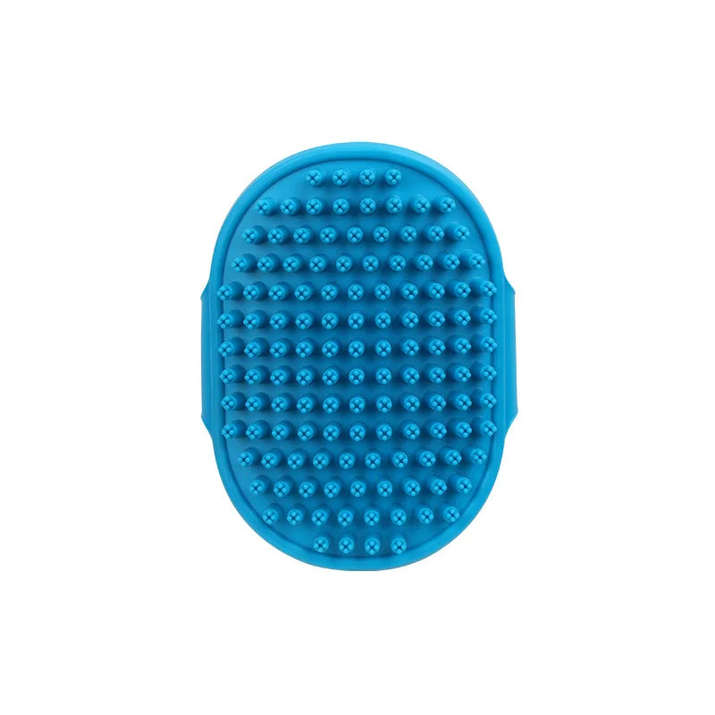 Rubber Dog Bath Brush with Ring Handle - Pet Shedding Comb - photo 10