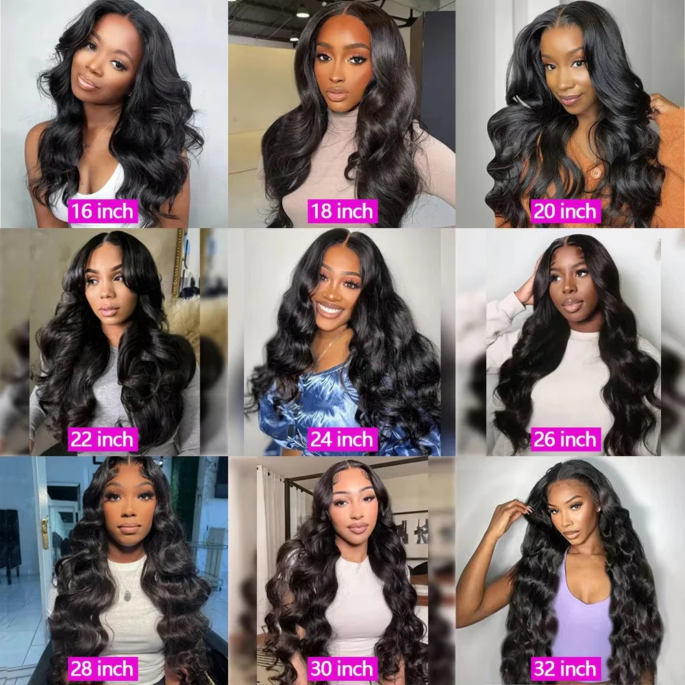 30 40 Long Body Wave Bundles Human Hair 8-40 Inch Brazilian Raw 100% Unprocessed Raw Virgin Human Hair Wavy 2/3/4 Bundles