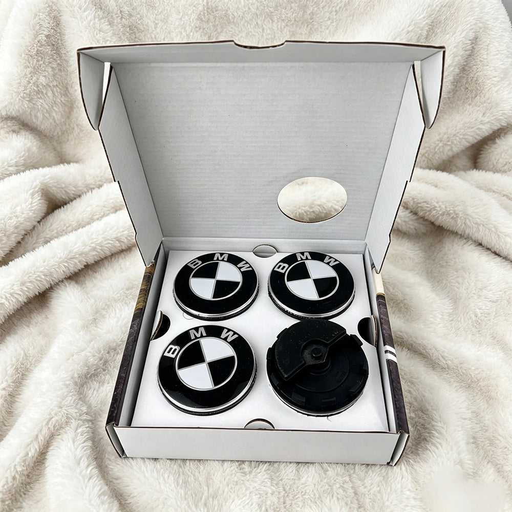 BMW Floating Wheel Center Caps - 4Pcs Set 56mm/68mm