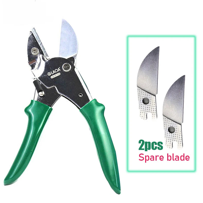 LAOA 8" SK5 Pruning Shears – Garden Fruit Scissors with Spare Blade