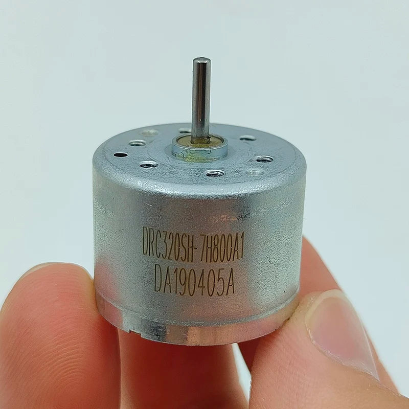 RC320SH RF-320CH Mini 24mm Electric Motor DC 6V 12V 15V 18V 24V 9500RPM Micro Mute Round Spindle Motor DIY Hobby Toy Sweeper