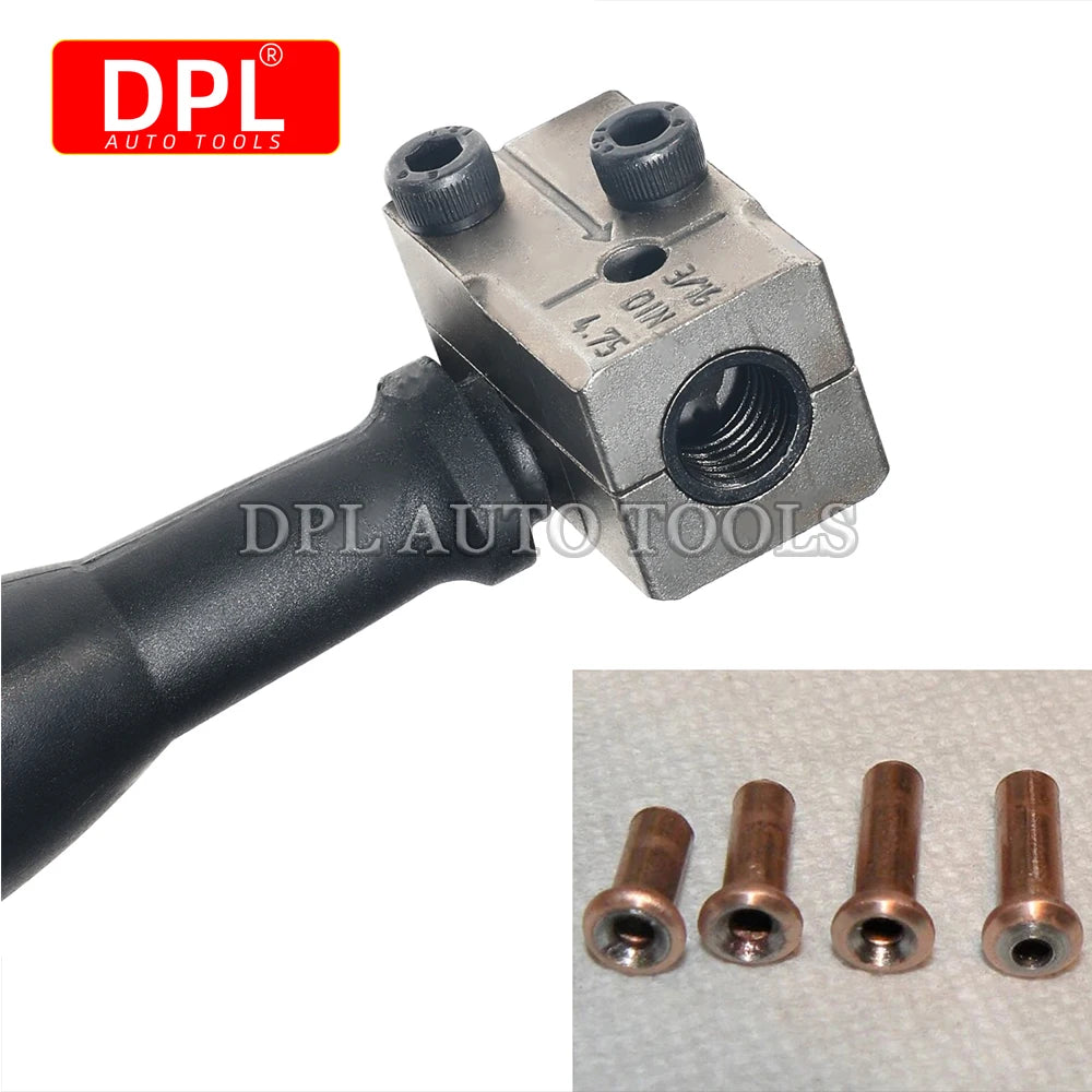 3/16in Double Flaring Tool Metal Handheld Brake Line Double Tool for Motorcycle Automotive Truck Brake Line Flaring Tool