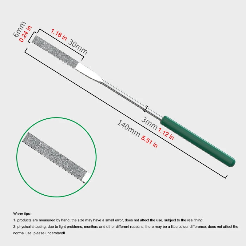 1 PCS Special-Shaped Diamond File Rust Removal Deburring Grinding Tool for Jewelry Metal Ceramic Glass Stone Craft Hand Tools