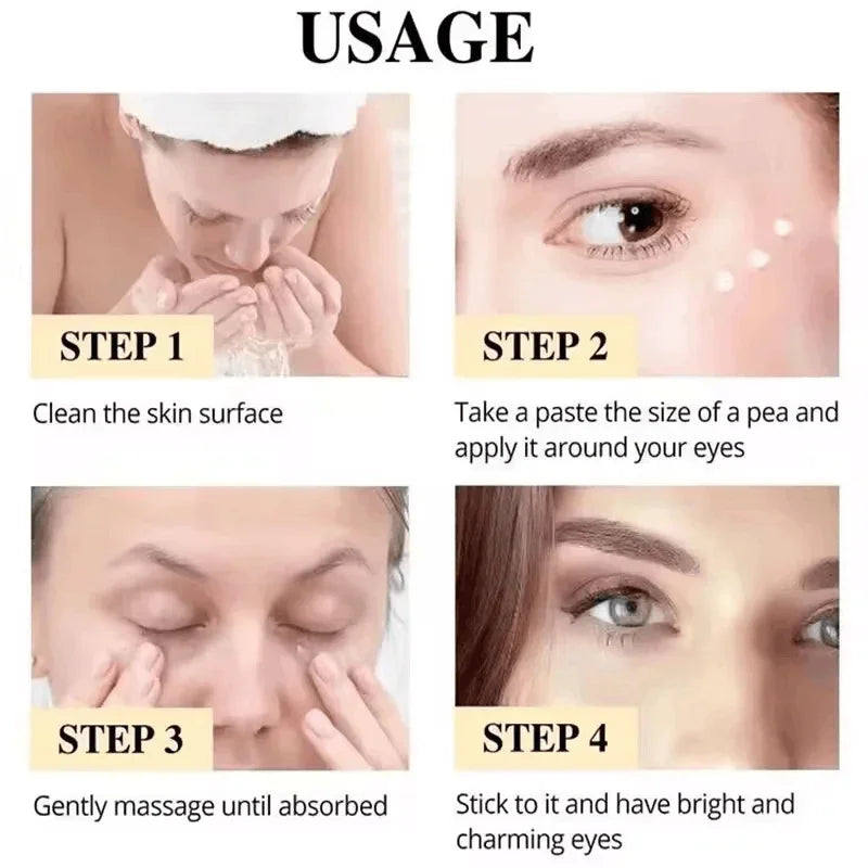 Eye Bags Cream Instant Removes Dark Circles Tightens The Eyes Lifting Firming And Removing Eye Bags Make Your Eyes More Lively