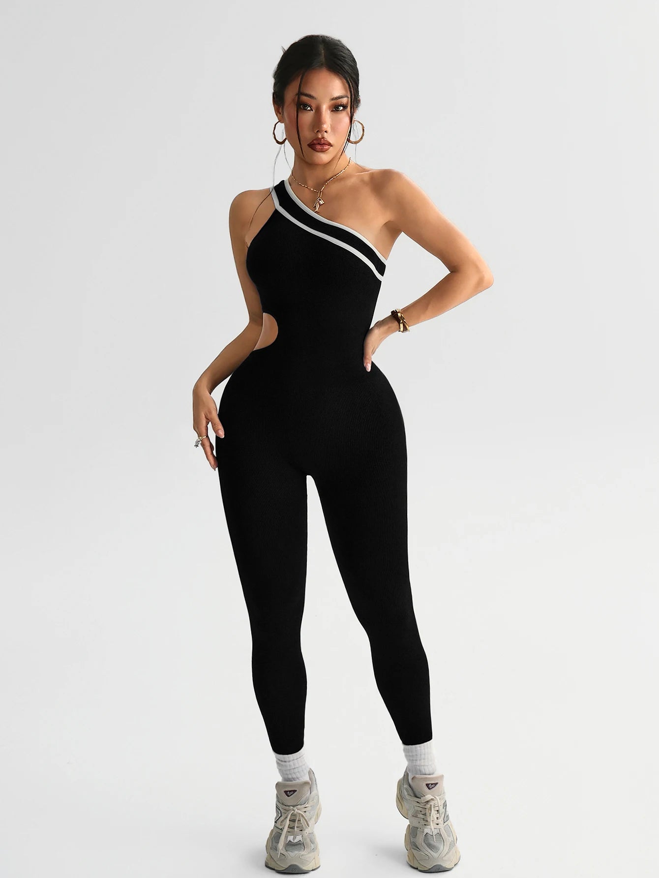 Women's Seamless Tummy Control Yoga Jumpsuit