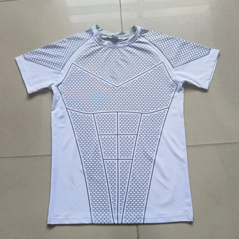 Men's Compression T-Shirt — Quick-Dry Short Sleeve Gym Top