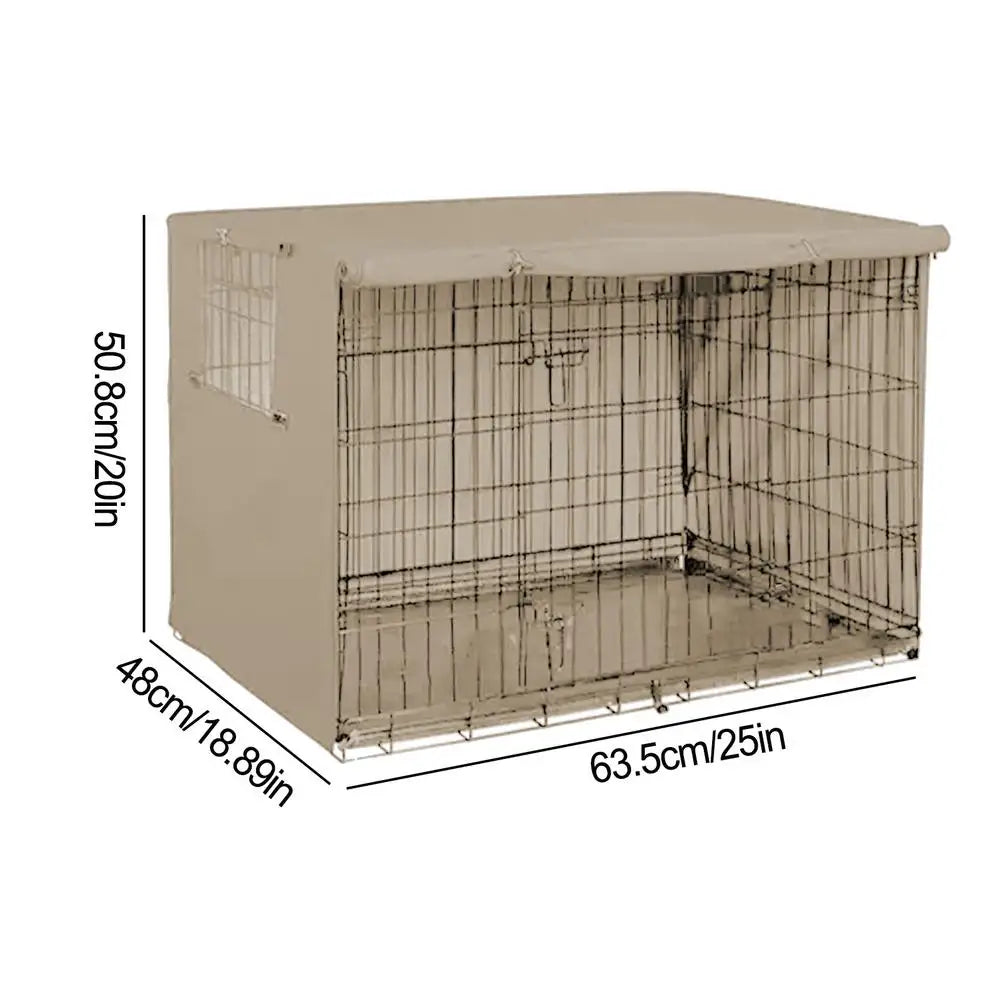 Waterproof Oxford Kennel Cover - Universal Crate Fit – photo 8